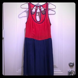 Hot Pink and Royal Purple dress by Cooperative